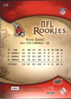 2009 Upper Deck Icons #133 Nate Davis Back