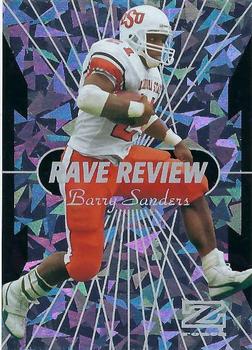 2013 Fleer Retro - Z-Force Rave Review #RR-7 Barry Sanders Front