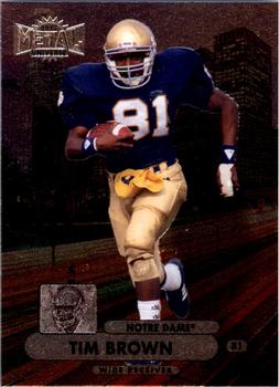 2013 Fleer Retro - '98 Metal Universe #M-18 Tim Brown Front