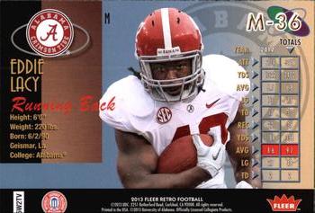 2013 Fleer Retro - '98 Metal Universe #M-36 Eddie Lacy Back