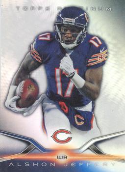 2014 Topps Platinum #3 Alshon Jeffery Front