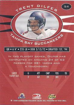 1999 Donruss Preferred QBC #54 Trent Dilfer Back