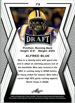 2014 Leaf Draft - Gold #73 Alfred Blue Back