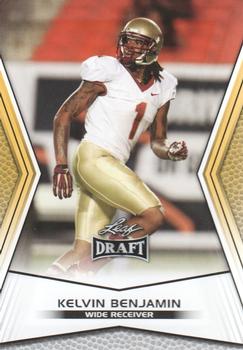 2014 Leaf Draft - Gold #KB1 Kelvin Benjamin Front