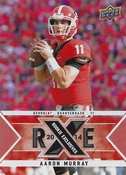 2014 Upper Deck - Rookie Exclusives #RE-9 Aaron Murray Front