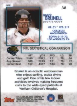 2000 Topps Gold Label - Class 2 #38 Mark Brunell Back