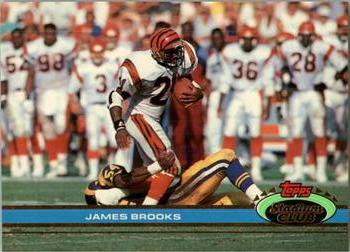 1991 Stadium Club - Super Bowl XXVI #374 James Brooks Front
