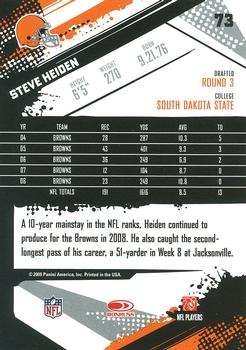 2009 Score #73 Steve Heiden Back