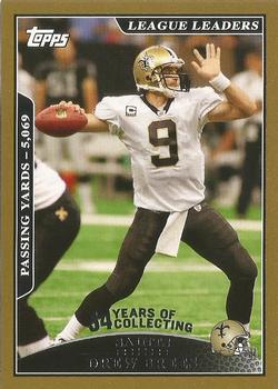 2009 Topps - Gold #281 Drew Brees Front