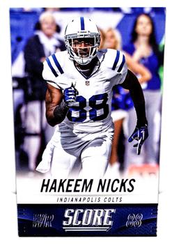 2014 Score #97 Hakeem Nicks Front