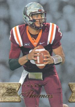 2014 Flair Showcase #112 Logan Thomas Front