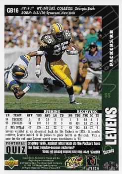1996 Collector's Choice ShopKo Green Bay Packers #GB16 Dorsey Levens Back