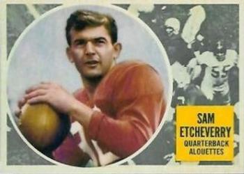1960 Topps CFL #42 Sam Etcheverry Front