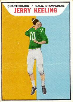 1965 Topps CFL #23 Jerry Keeling Front