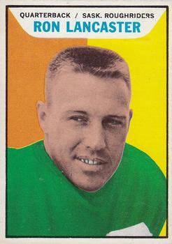 1965 Topps CFL #96 Ron Lancaster Front
