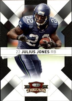 2009 Donruss Threads #86 Julius Jones Front