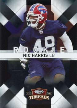 2009 Donruss Threads #176 Nic Harris Front