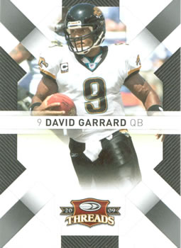 2009 Donruss Threads #45 David Garrard Front