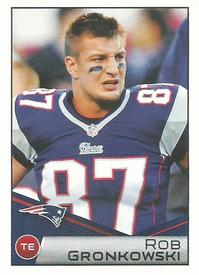 2014 Panini NFL Sticker Collection #43 Rob Gronkowski Front