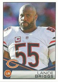 2014 Panini NFL Sticker Collection #296 Lance Briggs Front