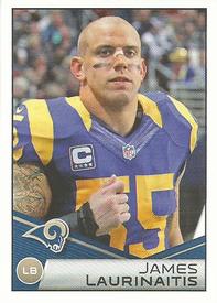2014 Panini NFL Sticker Collection #424 James Laurinaitis Front