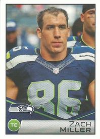2014 Panini NFL Sticker Collection #448 Zach Miller Front