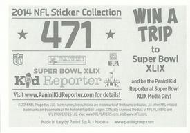 2014 Panini NFL Sticker Collection #471 49ers vs. Jaguars Back