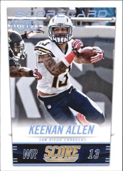 2014 Score - Scorecard #324 Keenan Allen Front