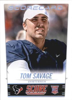 2014 Score - Scorecard #385 Tom Savage Front