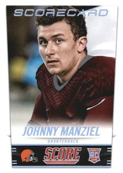 2014 Score - Scorecard #387 Johnny Manziel Front
