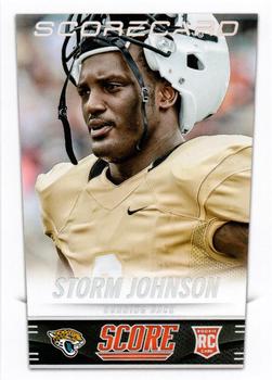 2014 Score - Scorecard #423 Storm Johnson Front