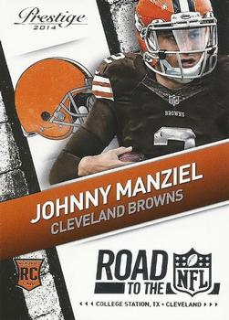 2014 Panini Prestige - Road to the NFL #1 Johnny Manziel Front