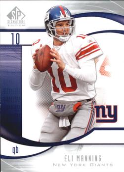 2009 SP Signature #111 Eli Manning Front