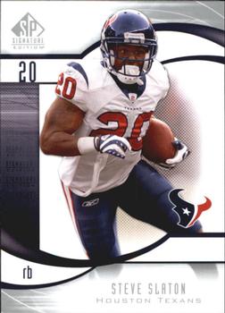 2009 SP Signature #162 Steve Slaton Front