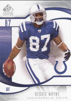 2009 SP Signature #185 Reggie Wayne Front