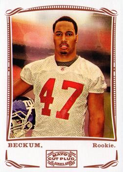 2009 Topps Mayo #261 Travis Beckum Front