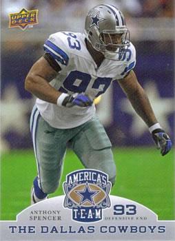 2009 Upper Deck America's Team #3 Anthony Spencer Front