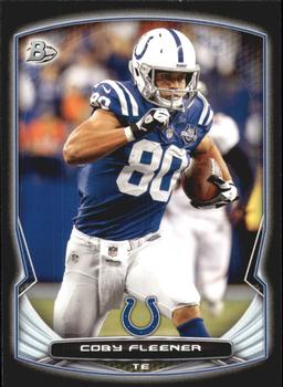 2014 Bowman - Veterans Black #87 Coby Fleener Front