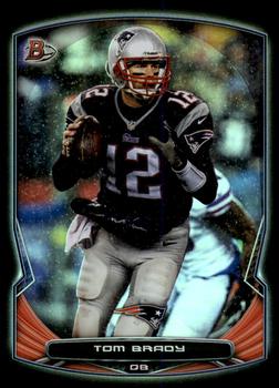 2014 Bowman - Veterans Rainbow Black #56 Tom Brady Front