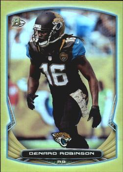 2014 Bowman - Veterans Rainbow Gold #18 Denard Robinson Front