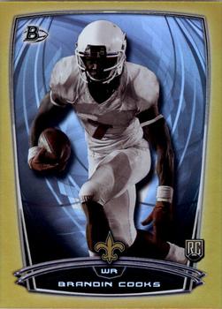 2014 Bowman - Rookies Rainbow Gold #86 Brandin Cooks Front