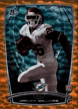 2014 Bowman - Rookies Rainbow Orange Ice #68 Damien Williams Front