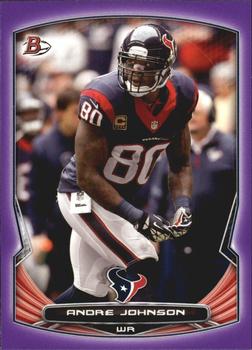 2014 Bowman - Veterans Purple #34 Andre Johnson Front