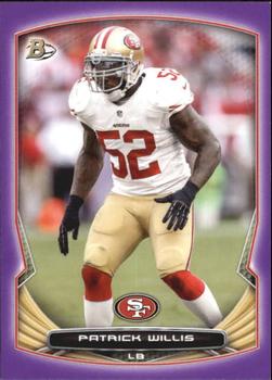 2014 Bowman - Veterans Purple #103 Patrick Willis Front