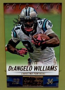 2014 Panini Hot Rookies - Gold Zone #33 DeAngelo Williams Front