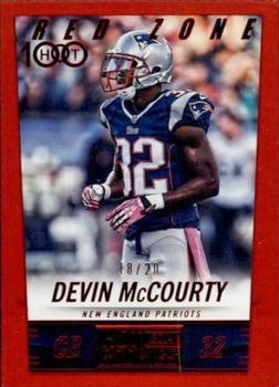 2014 Panini Hot Rookies - Red Zone #328 Devin McCourty Front