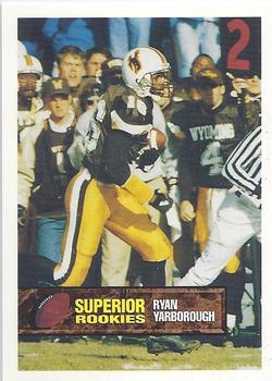 1994 Superior Rookies #15 Ryan Yarborough Front