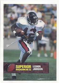 1994 Superior Rookies #70 LeShon Johnson Front