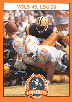 1990 Tennessee Volunteers Centennial #120 Vols 45, LSU 39 Front