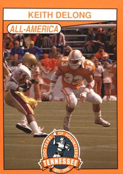 1990 Tennessee Volunteers Centennial #172 Keith DeLong Front